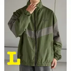 新品 Anchor Smith ビッグシルエット ブルゾン カーキ L