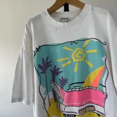 80s USA古着　Ocean Pacific 89　Tシャツ　シングルステッチ