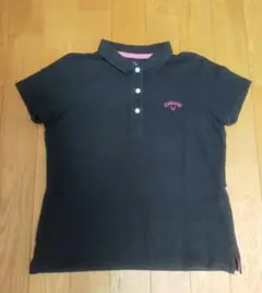 Callaway ブラック ポロシャツ 半袖