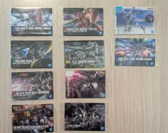 ガンプラ　パッケージアート　ウェハース　10枚セット