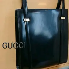 最終価格【Italy製】GUCCI*高級本革ハンドバック【ショルダー可能】