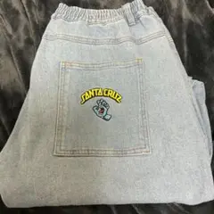 SANTA CRUZ 刺繍入りデニムパンツ