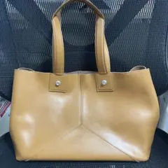 ゴールデングース GOLDEN GOOSE レザー トートバッグブラウン　訳あり