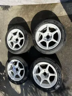 P1 Racing 15インチ 7J +45 4H PCD100 2本 Yahoo!オークション -「p1 racing 7j」(15インチ) (ホイール)の
