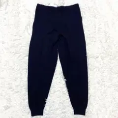 新品 MAJESTIC FILATURES カシミヤ混 パンツ　ブラック