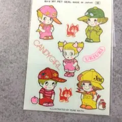 未開封！昭和 レトロ ミドリ MIDORI アクセサリーシール 6枚セット 未開封！昭和 レトロ ミドリ MIDORI アクセサリーシール 6枚