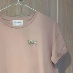 ジルスチュアート　リボンビジューTシャツ
