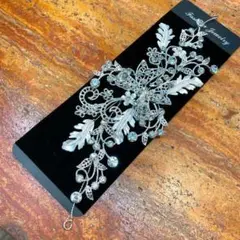 【豪華】新品シルバーヘアアクセサリーb43489