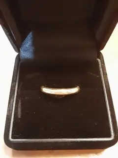 甲丸18金リング