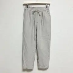 《URBAN RESEARCH》イージーパンツ　カジュアルパンツ　麻混　ベージュ