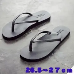 ビーチサンダル メンズ サンダル ブラック 27cm 軽量レディース　シンプル