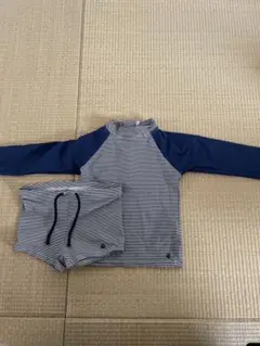 PETIT BATEAU ストライプ ラッシュガード 水着 18m