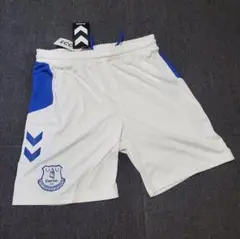 新品 Hummel サッカー ショートパンツ エヴァートン 白 Youth2XL