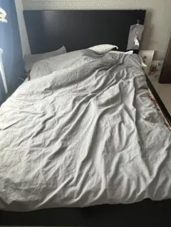 【直接】IKEA ダブルベッド　フレームのみ