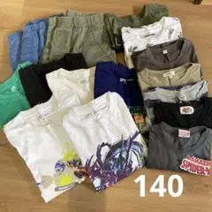 子ども服　夏服　まとめ売り　140 半パンツ、半袖Tシャツ