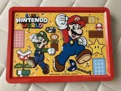 スーパーニンテンドーワールド　マリオ　お菓子缶
