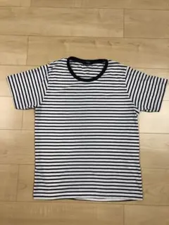 【美品】Navy ボーダー Tシャツ 白黒 Mサイズ