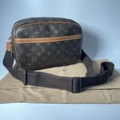 美品 ルイ ヴィトン LOUIS VUITTON リポーター モノグラム