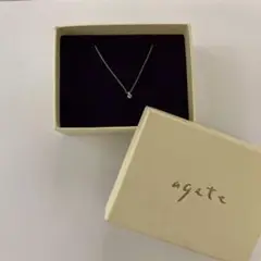 agate アガット K10ダイヤモンドネックレス
