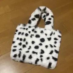 ダルメシアン柄　トートバッグ