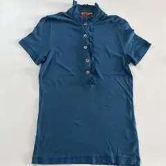 TORY BURCH フリルポロシャツ