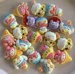 キャラクター　デコパーツ　20個セット