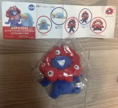 大阪 万博 カモノハシのイコちゃん カプセル ぬいぐるみ ミャクミャク