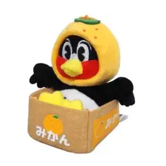 つば九郎マスコット（みかん箱Ver.）　つば九郎　ぬいぐるみマスコット　ミカン