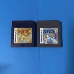 中古 ゲームボーイカラー ソフト ポケモン 金銀セット