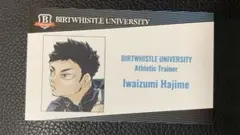 ハイキュー　岩泉　名刺カード