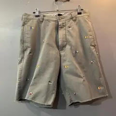 JCREW 刺繍カットオフショーツ　デッドストック　w31