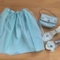 シンデレラ　なりきりセット　スカート　ハンドバッグ　靴　ドレス