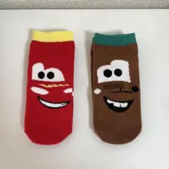 セリア　カーズ　マックイーン メーター　キッズ　子供　ソックス　靴下