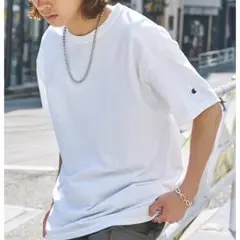 【新品】XLサイズ Champion 1/2スリーブ Tシャツ ホワイト メンズ