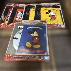 ディズニー ファンタジア ミッキー 一番くじ クリアファイル 3種類 5枚セット