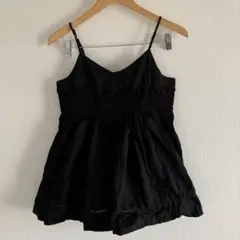 FREAK'S STORE ブラック ノースリーブ トップス F