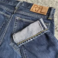 【美品】RRL SLIM NARROW セルビッチ 濃紺 28×30 USA製