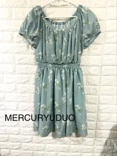 MERCURYDUO 花柄ワンピース