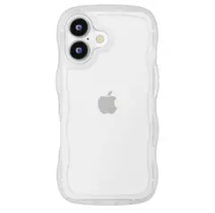 iPhone 16用 クリアウェーブケース クリア アイフォン スマホ カバー