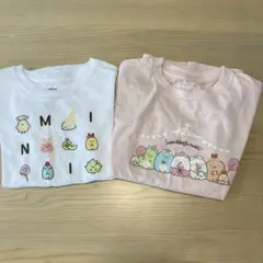 UT ユニクロ Tシャツ 2枚セット (ホワイト・ピンク)