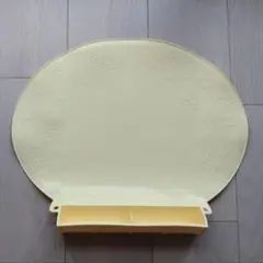 シリコンお食事マット　クリーム色　イエロー