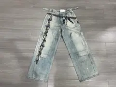 GRAILZ project GR トロンプルイユ バギーデニムパンツ サイズ2