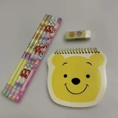【平成レトロ】　ディズニープーさん　アリエル 文具まとめ品