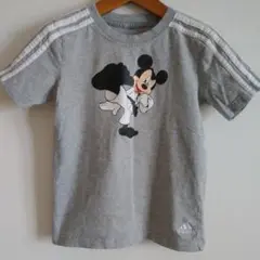 adidas ミッキーマウス Tシャツ 100cm グレー