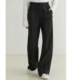【Fano Studios】Stitch line wide pants