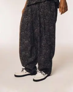 RIPPLE PAISLEY BALLOON PANTS