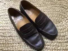 JM weston 旧ロゴ ローファー リザード 7.5D