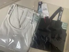 JENNI LOVE キャミソール　ホワイト　ブラック　2枚セット　150cm