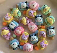 キャラクター　デコパーツ　20個セット