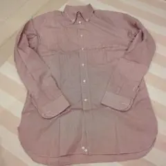 LORENZINI 長袖ワイシャツ 赤チェック柄 サイズ39（М）メンズ